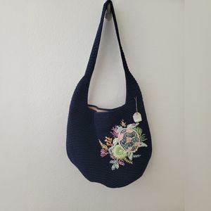 The Sak x Oceana Crochet Hobo bag